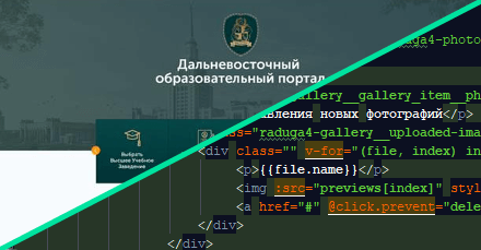 Разработка справочника образовательных учреждений ДВФО